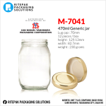 M-7041 – 470ml Generic Jar