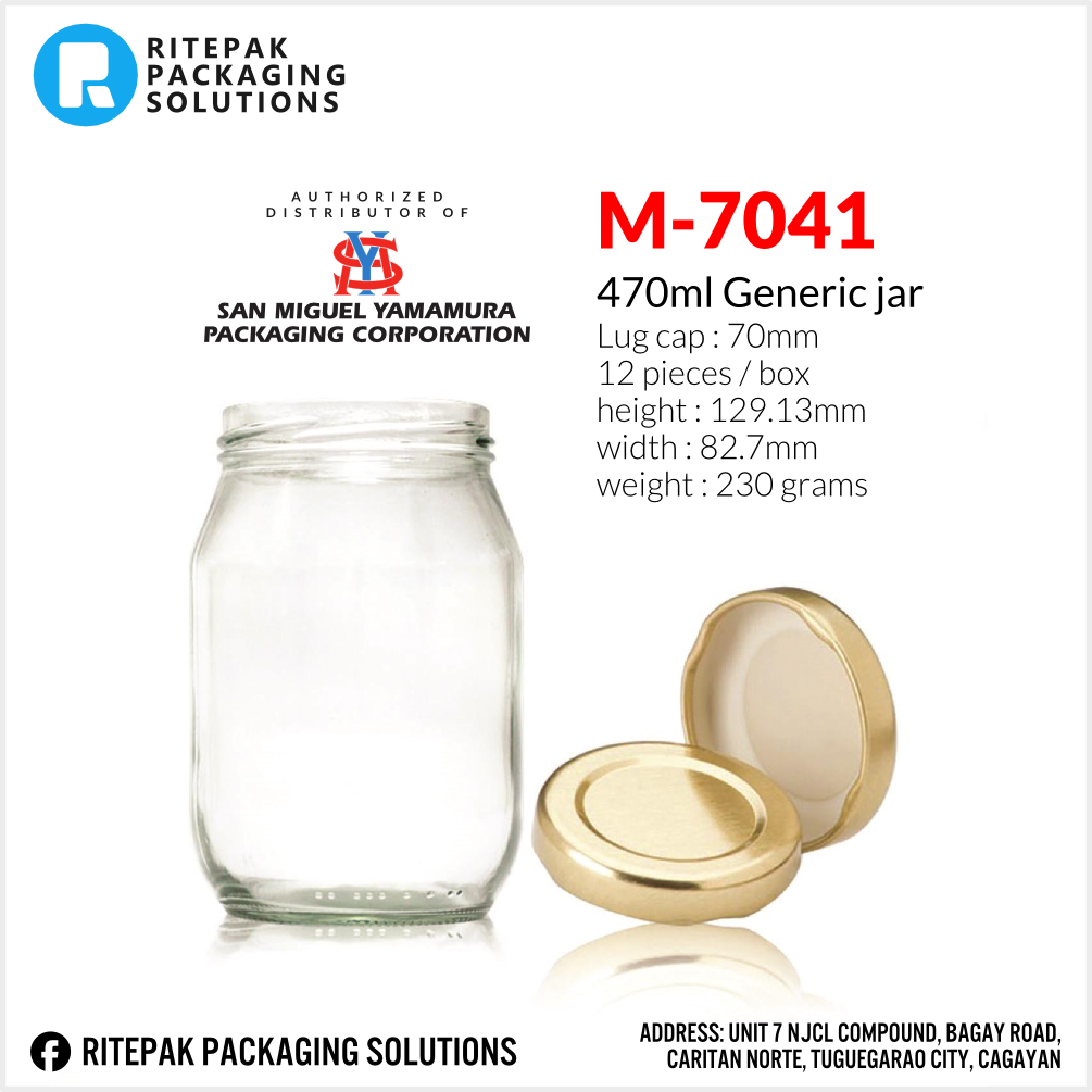 M-7041 – 470ml Generic Jar