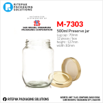 M-7303 – 500ml Preserve Jar