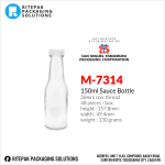 M-7314 – 150ml Sauce Bottle